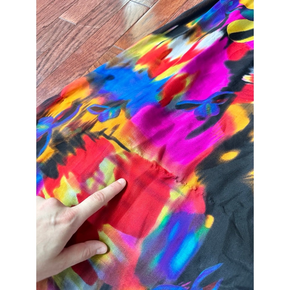 Alyce Designs Unique Pattern Vibrant Colorful Beaded Embellished Gown Dress - Picture 12 of 12